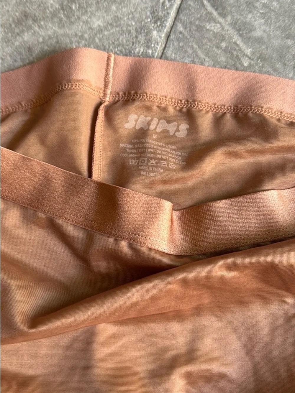 SKIMS Sculpting High-Waist Shorts in Copper - Picture 2 of 2